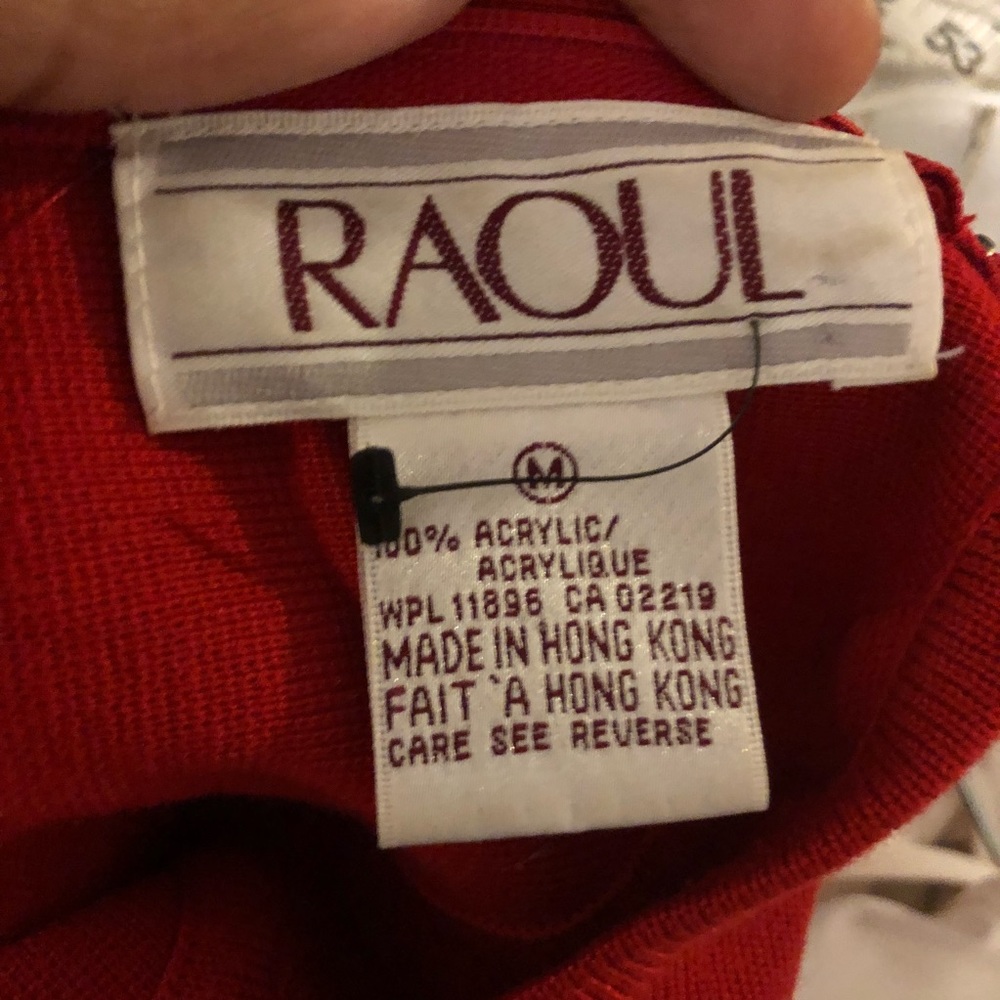 Raoul red dress size medium - Picture 4 of 4
